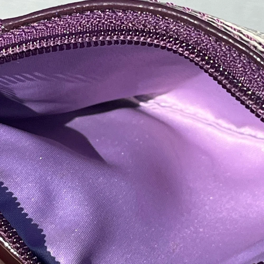 Coach Y2K VINTAGE Plum Patent Wristlet